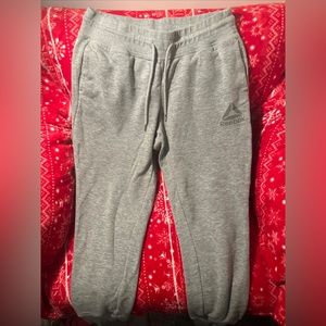 Women’s Gray Reebok Sweatpants